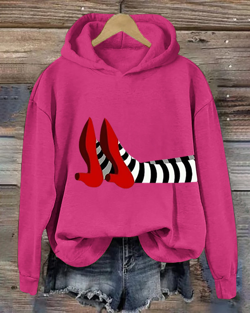 Women's Halloween Print Casual Hoodie