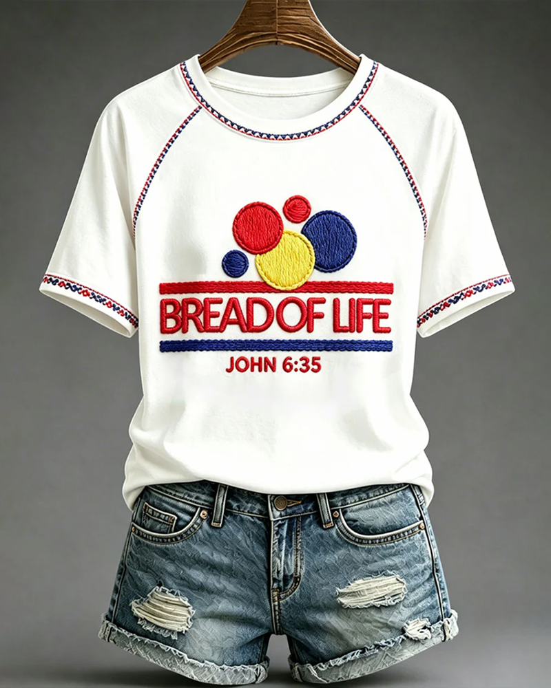 Women's Bread of Life Crew Neck Short Sleeve Tshirt