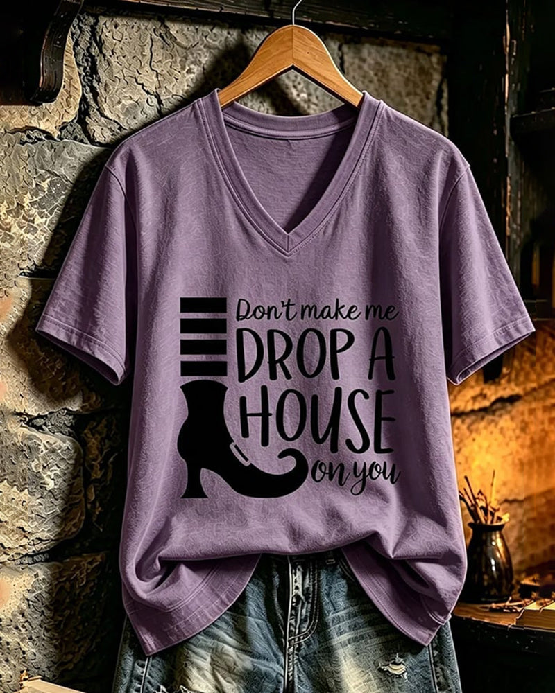 Women's Halloween Print T-Shirt