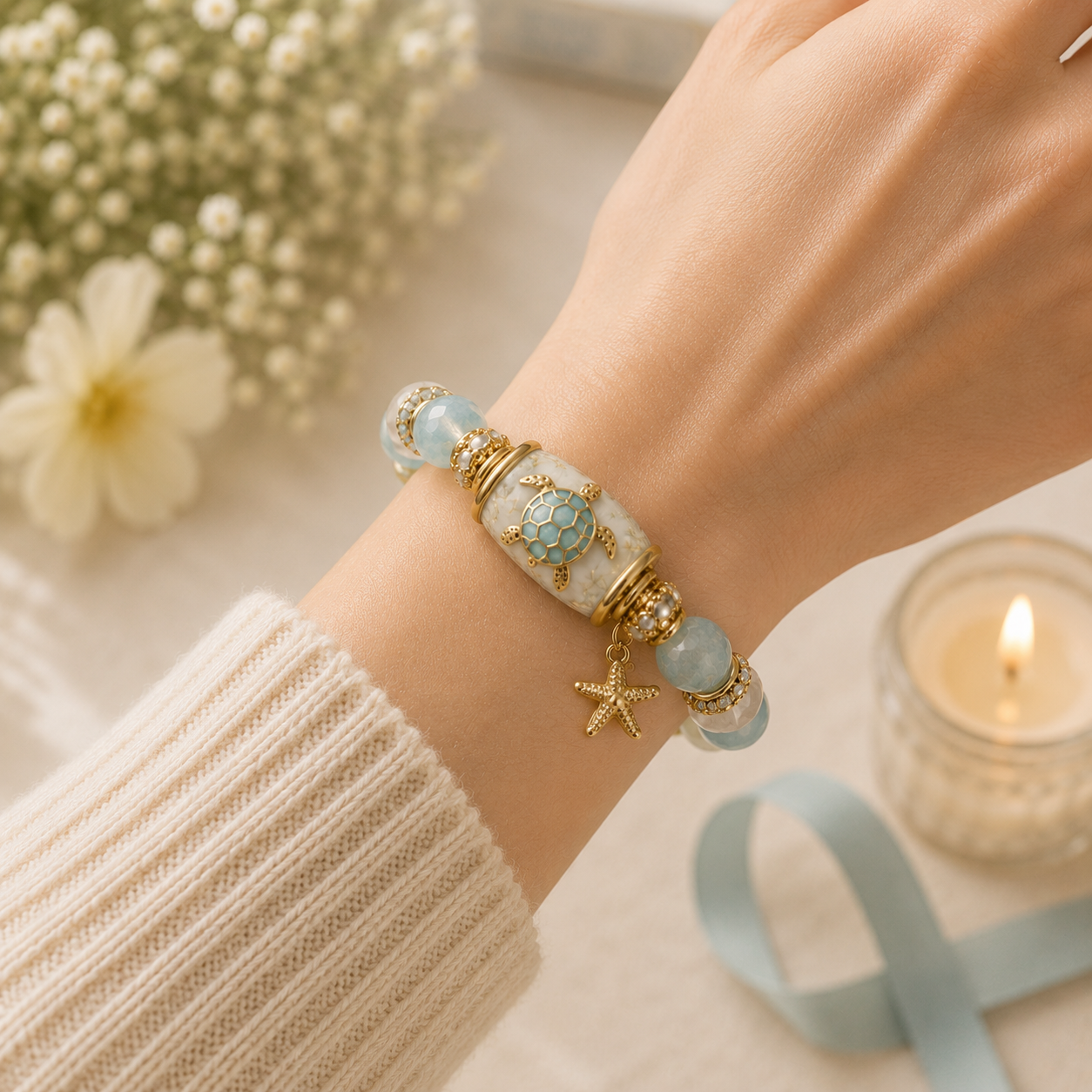 Sea Turtle Ocean Healing Faith Bracelet | 2026 Limited Edition Bracelet