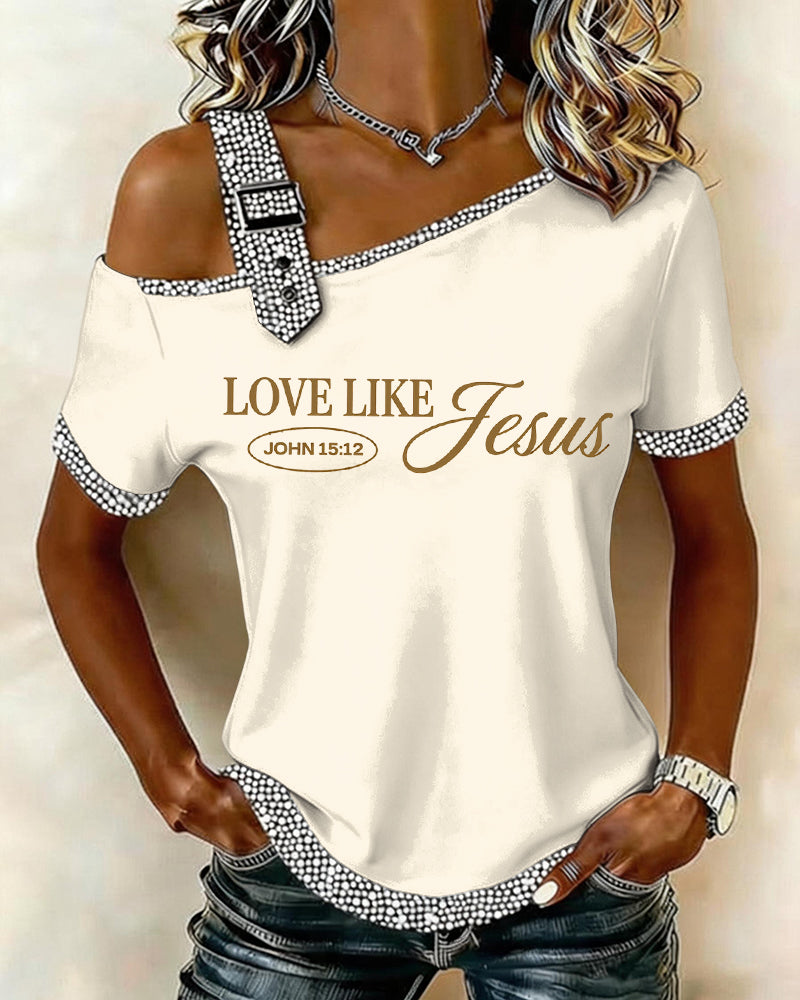 LOVE LIKE JESUS Women's Short Sleeve Top