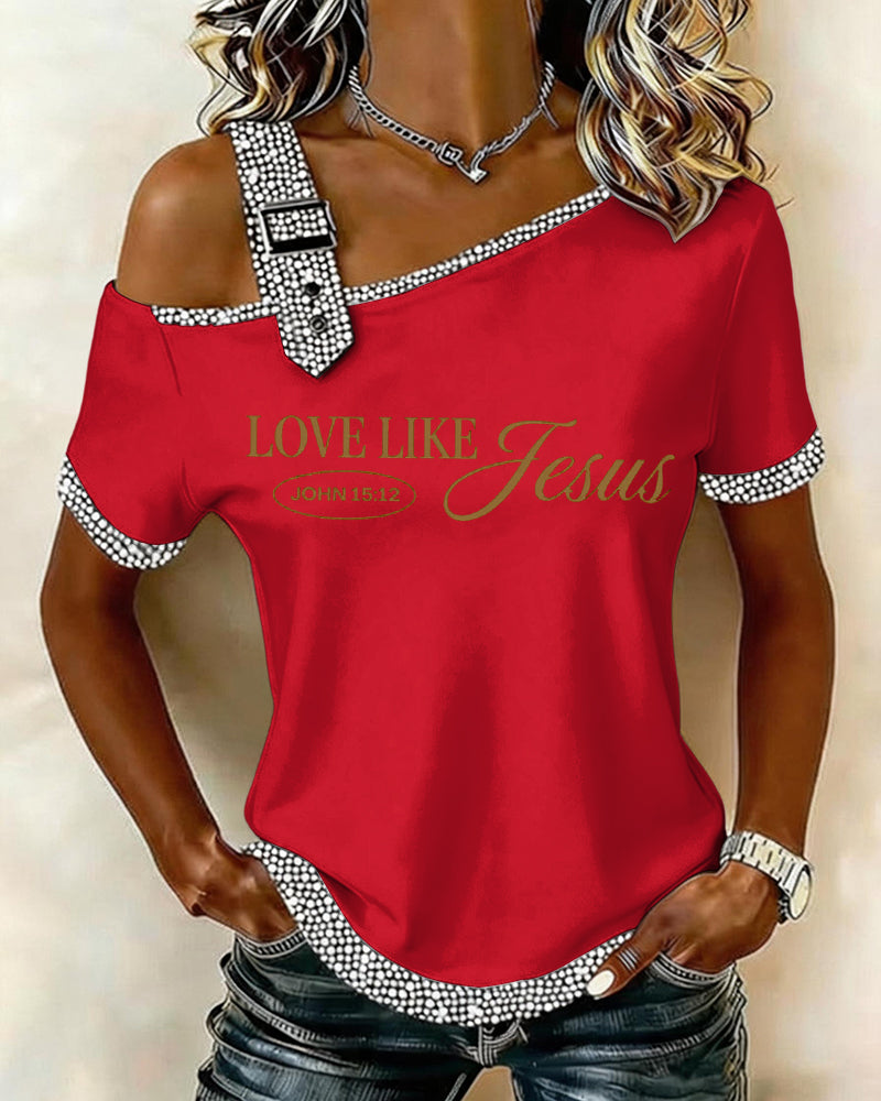 LOVE LIKE JESUS Women's Short Sleeve Top