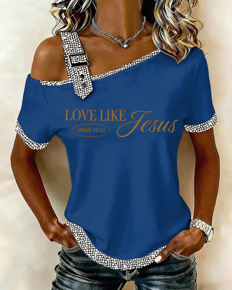 LOVE LIKE JESUS Women's Short Sleeve Top