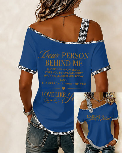 LOVE LIKE JESUS Women's Short Sleeve Top
