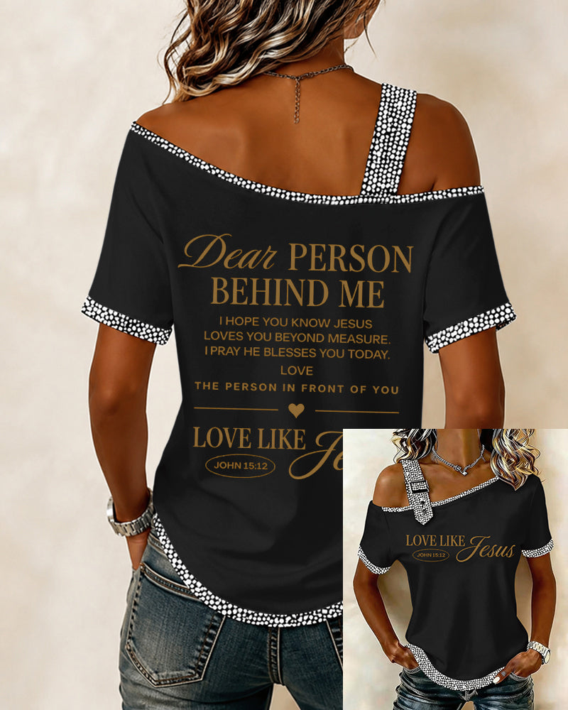 LOVE LIKE JESUS Women's Short Sleeve Top