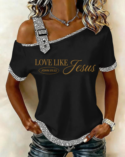 LOVE LIKE JESUS Women's Short Sleeve Top