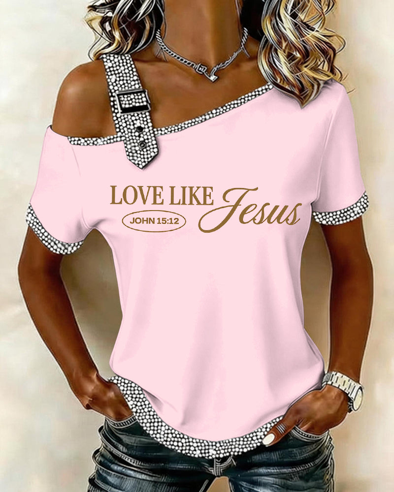LOVE LIKE JESUS Women's Short Sleeve Top
