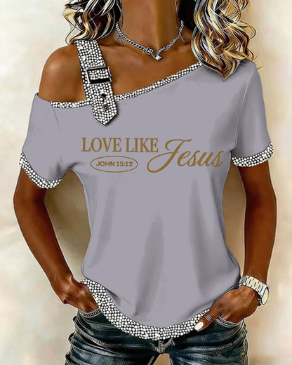 LOVE LIKE JESUS Women's Short Sleeve Top