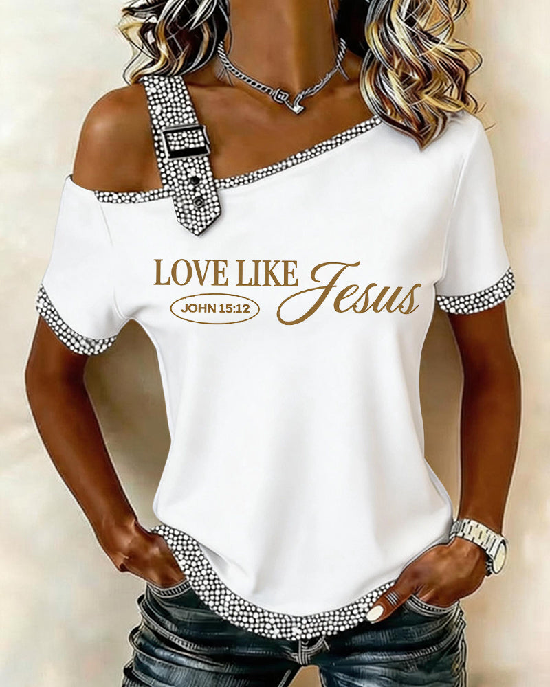 LOVE LIKE JESUS Women's Short Sleeve Top