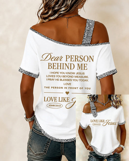 LOVE LIKE JESUS Women's Short Sleeve Top