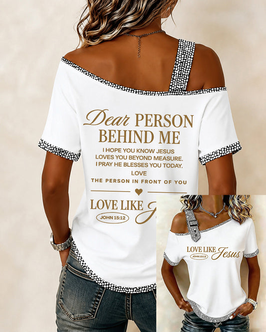 LOVE LIKE JESUS Women's Short Sleeve Top