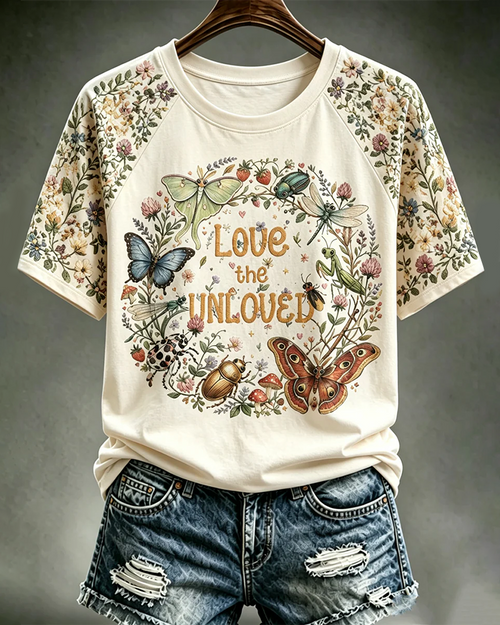Love The Unloved Crew Neck Short Sleeve Tshirt