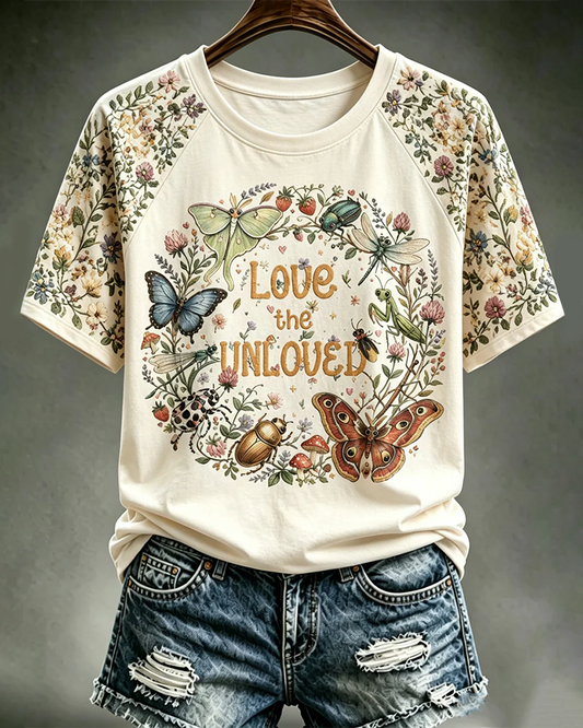 Love The Unloved Crew Neck Short Sleeve Tshirt