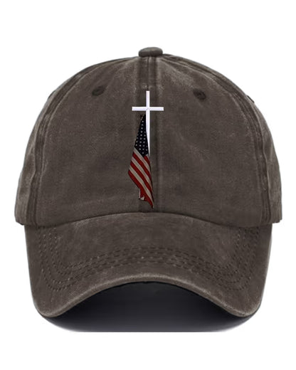 Slouchy Print Baseball Cap