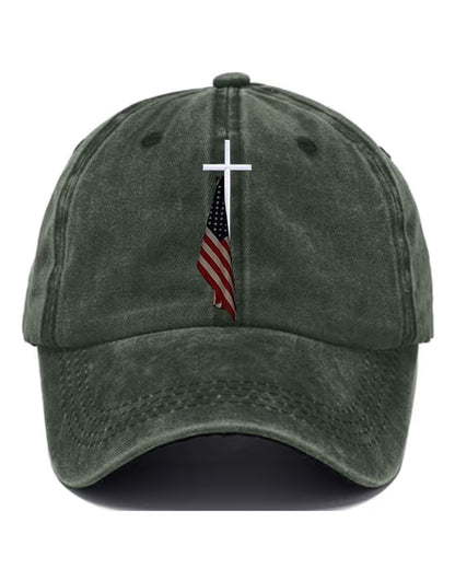 Slouchy Print Baseball Cap