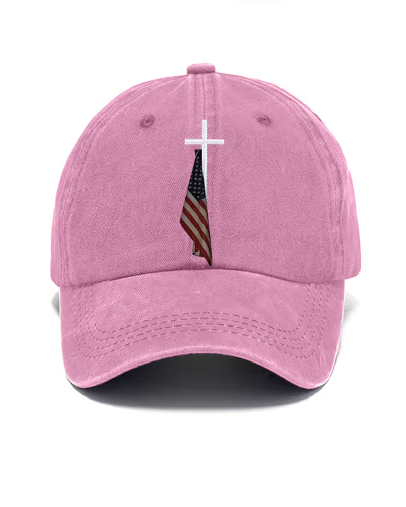 Slouchy Print Baseball Cap