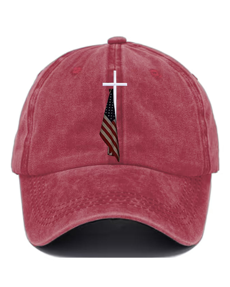Slouchy Print Baseball Cap