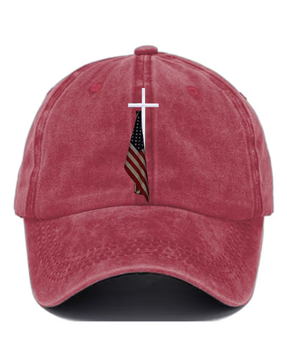 Slouchy Print Baseball Cap