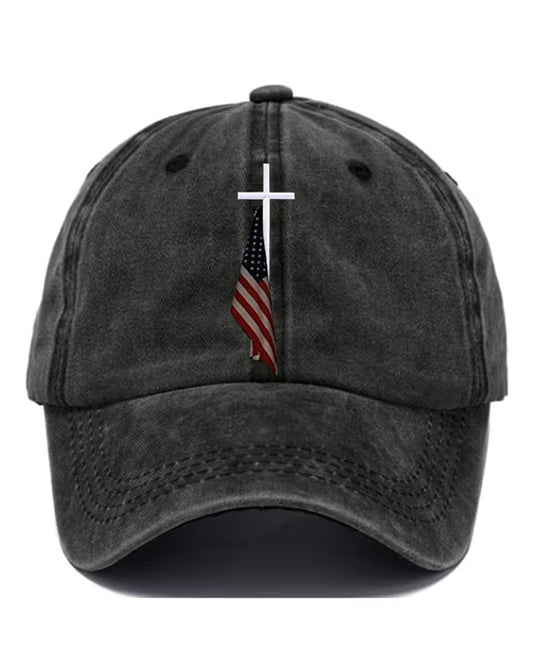 Slouchy Print Baseball Cap