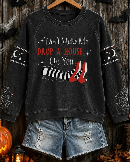 Women's Wizard of Oz raglan sleeve sweatshirt