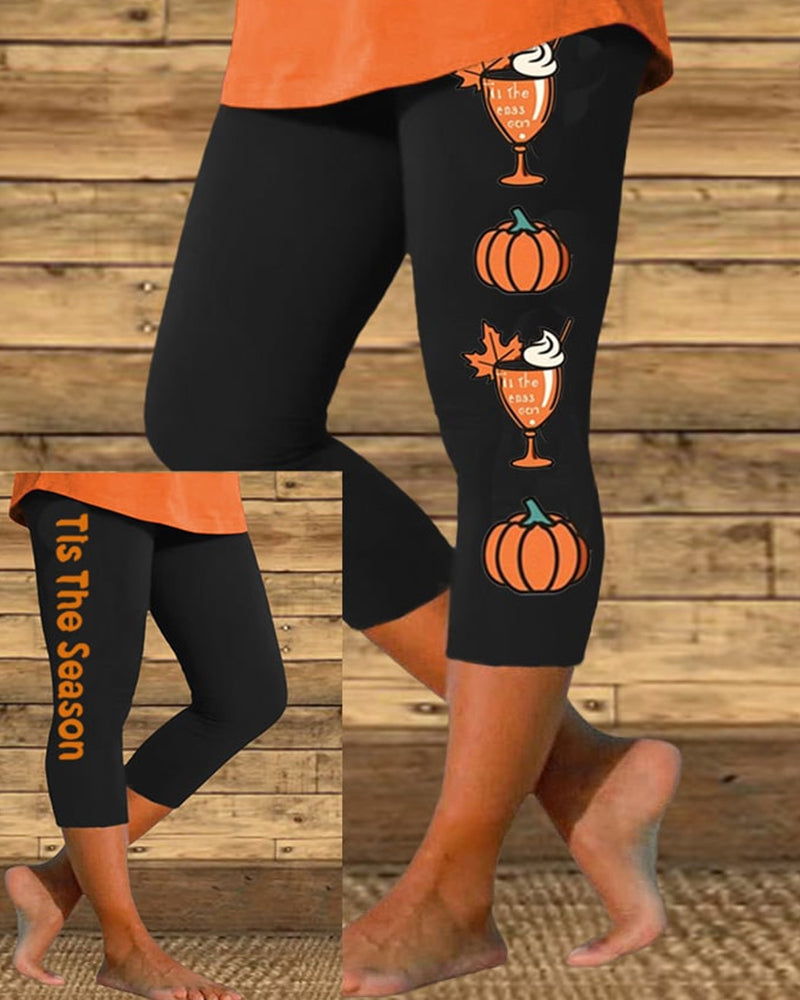Women's Tis The Season Printed Casual Leggings