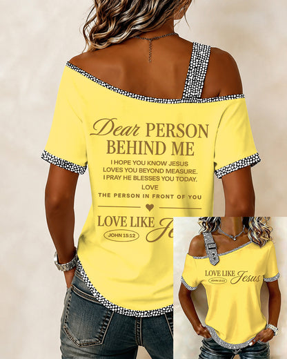 LOVE LIKE JESUS Women's Short Sleeve Top