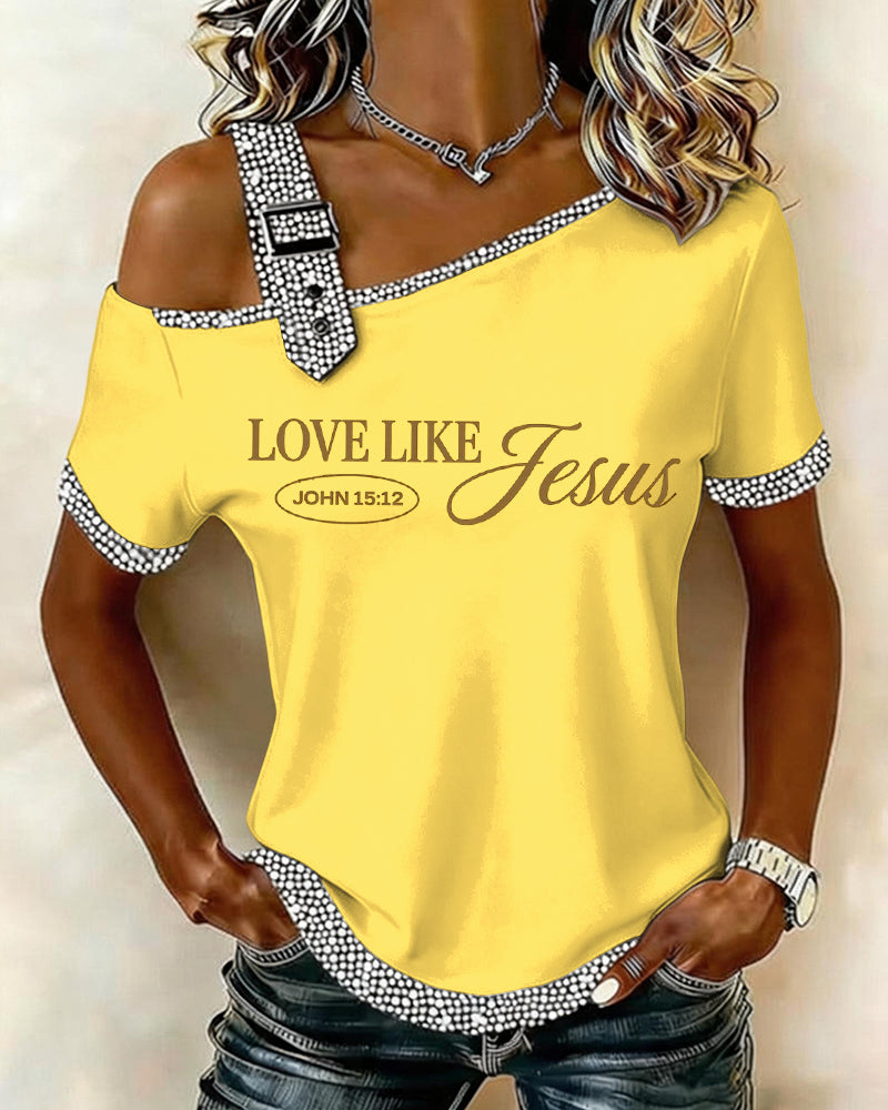 LOVE LIKE JESUS Women's Short Sleeve Top