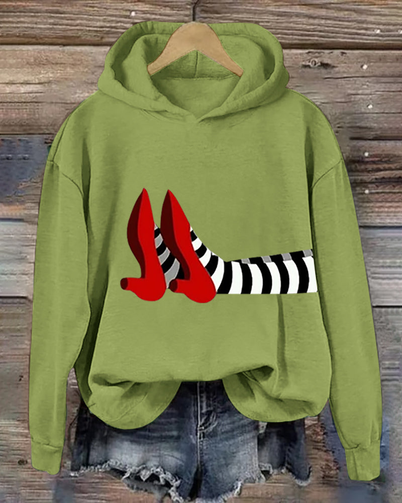 Women's Halloween Print Casual Hoodie