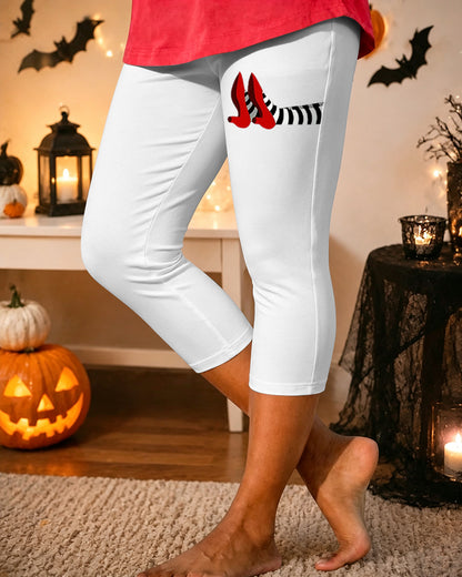 Women’s Halloween Witch Printed Casual Leggings