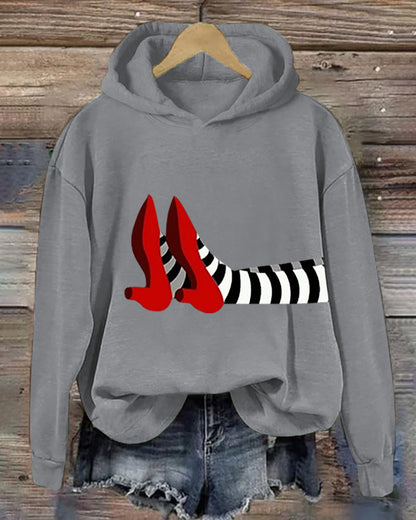 Women's Halloween Print Casual Hoodie