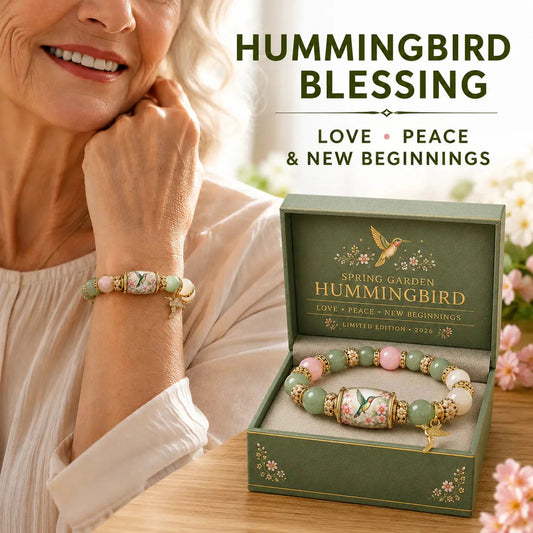 Jade Hummingbird Garden Faith Bracelet | 2026 Limited Edition Bracelet