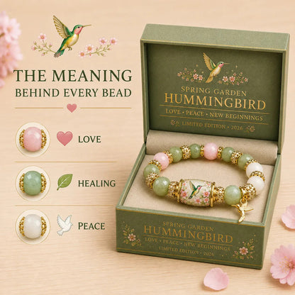 Jade Hummingbird Garden Faith Bracelet | 2026 Limited Edition Bracelet