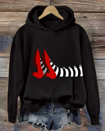 Women's Halloween Print Casual Hoodie