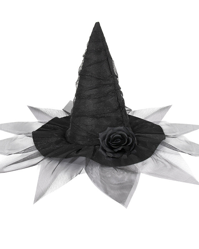 Women's Vintage Lace Witch Hat