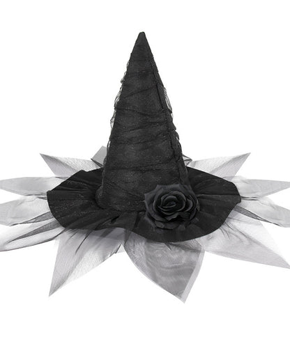 Women's Vintage Lace Witch Hat