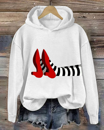 Women's Halloween Print Casual Hoodie