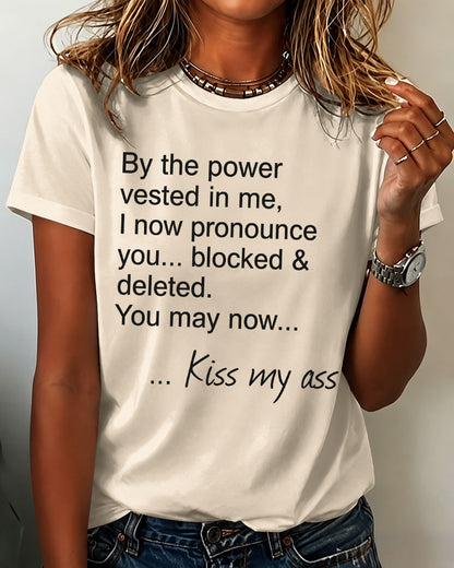 Women’s ‘Block and Delete’ Printed T-shirt