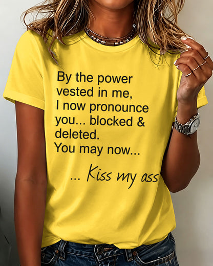 Women’s ‘Block and Delete’ Printed T-shirt