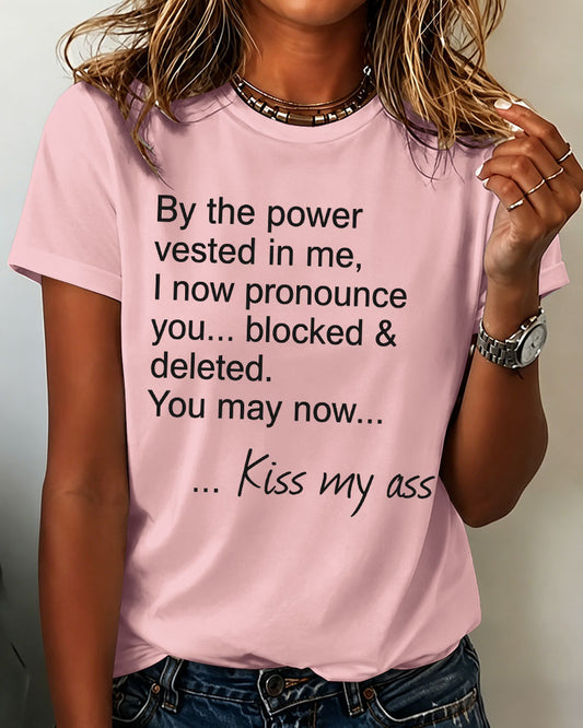 Women’s ‘Block and Delete’ Printed T-shirt