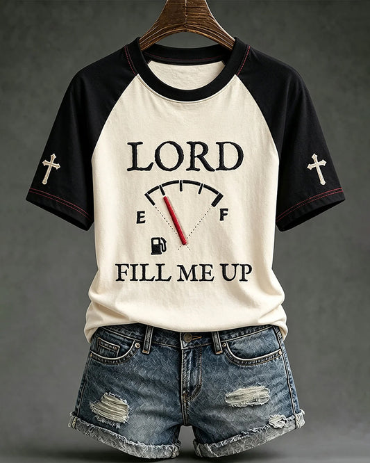 Women's Faith Theme Print Pattern Printed Crew Neck Short Sleeve Tshirt