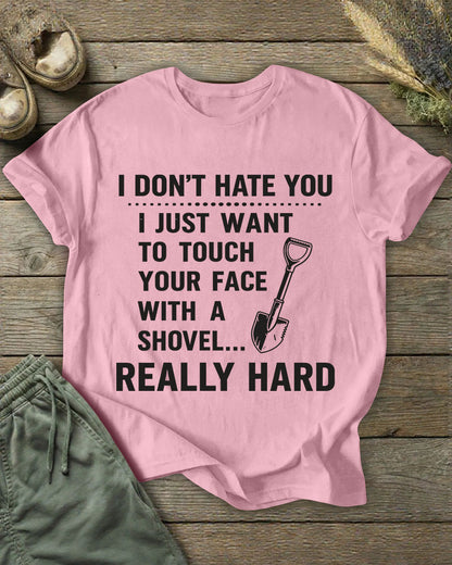 Shovel People Connotation Fun Printed T-shirt