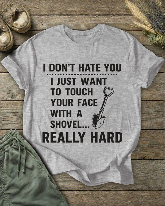 Shovel People Connotation Fun Printed T-shirt