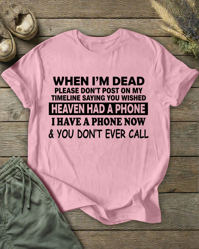 Women's Funny Letter Printed T-shirt