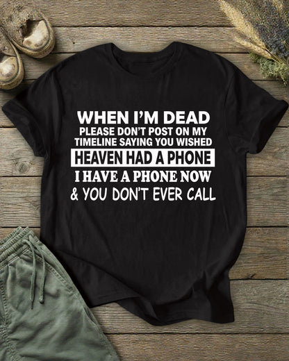 Women's Funny Letter Printed T-shirt