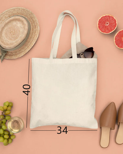 GOD SHED HIS GRACE ON THEE Print Zipper Canvas Tote Bag