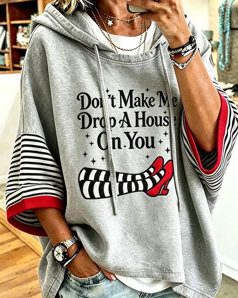 Women's Halloween Witch Print Hoodie
