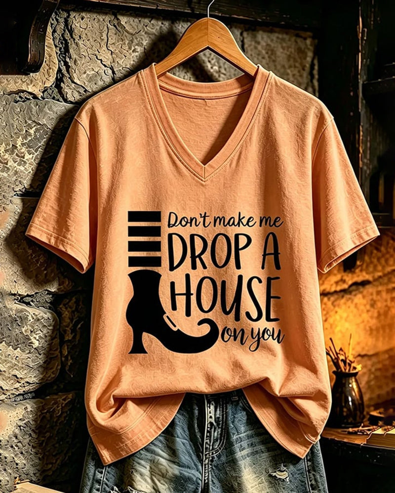 Women's Halloween Print T-Shirt
