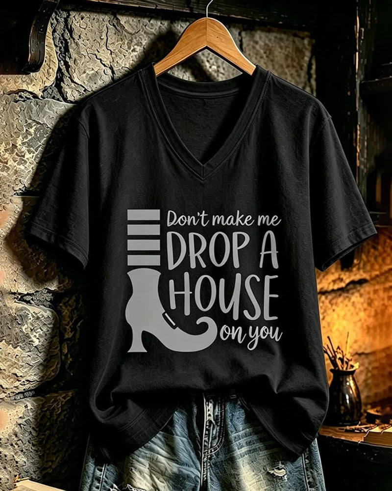 Women's Halloween Print T-Shirt